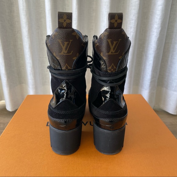 ‼️SOLD‼️Louis Vuitton Reverse Monogram Laureate Platform Desert Boots - Picture 4 of 6
